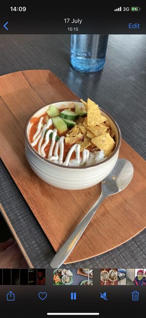 Chilli sin carne at Mama  in Reykjavik