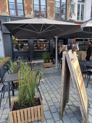 Terrace at Jilles Bier & Burgers in Kortrijk