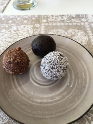 Healthy dessert at Organdga in Varna