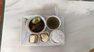 Japanese vegetarian rice at Forever Green 長榮素食館 in Petaling Jaya