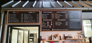 Menu at Green Stub in Hegenheim