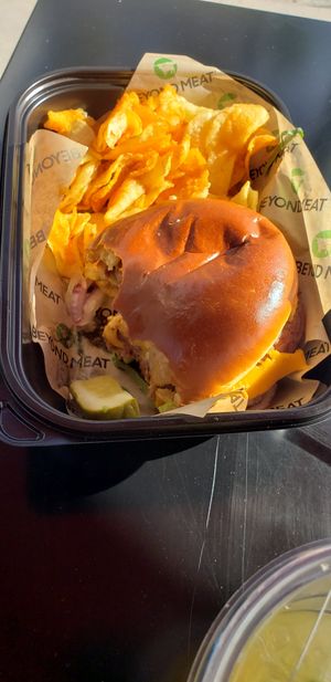 Huge portiobs at Cafe Organix in San Bernardino