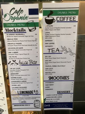 Menu photo 2 at Cafe Organix in San Bernardino