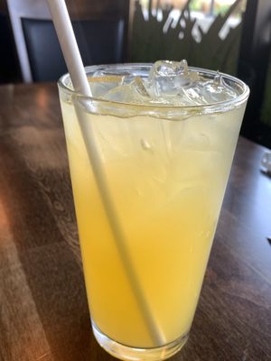 Mango lemonade  at Cafe Organix in San Bernardino