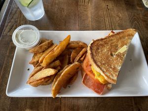 bacon ranch sandwich  at Cafe Organix in San Bernardino