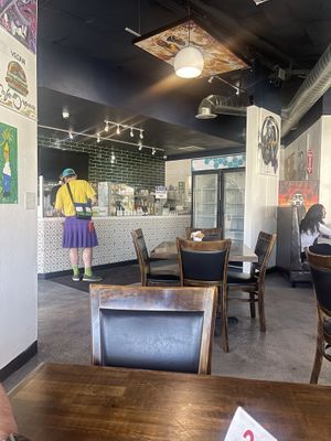 Inside  at Cafe Organix in San Bernardino