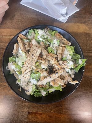 AMAZING Caesar salad 🥗   at Cafe Organix in San Bernardino