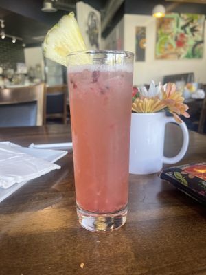 Tropical mojito- pass on this one  at Cafe Organix in San Bernardino