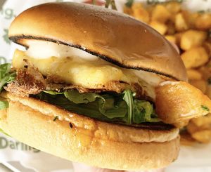 Elevated Egg Sandwich   at Cafe Organix in San Bernardino