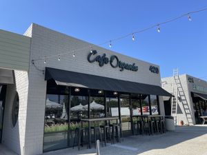 Front  at Cafe Organix in San Bernardino
