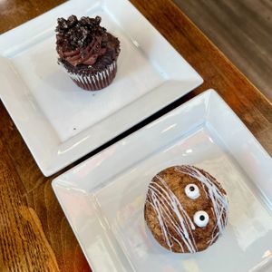 yummy baked treats! at Cafe Organix in San Bernardino