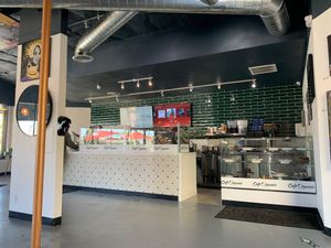 Interior at Cafe Organix in San Bernardino