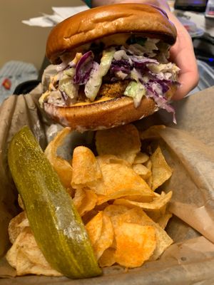 Zesty chicken  at Cafe Organix in San Bernardino