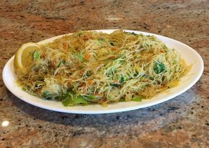 Vegetable Noodles (vegan) at House of Curry in Rosemount