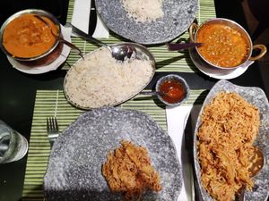 food at The Vegan Indian in Amsterdam