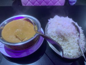 The Goa Paneer Coconut Curry. at The Vegan Indian in Amsterdam