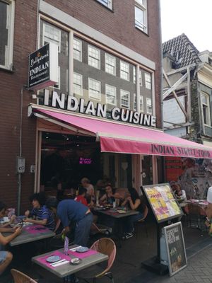 Outside at The Vegan Indian in Amsterdam