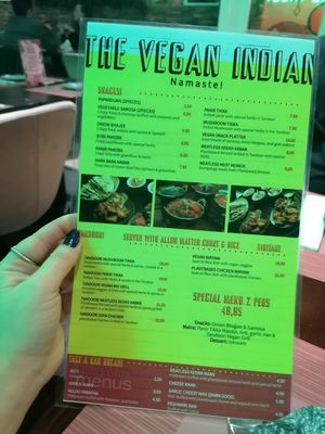  at The Vegan Indian in Amsterdam