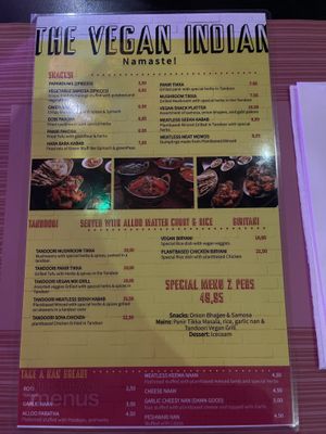   at The Vegan Indian in Amsterdam