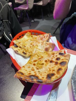 Aloo paratha  at The Vegan Indian in Amsterdam