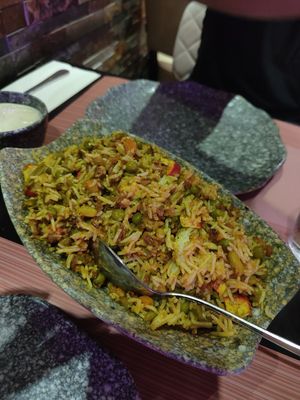 Vegan Biryani at The Vegan Indian in Amsterdam