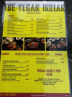   at The Vegan Indian in Amsterdam