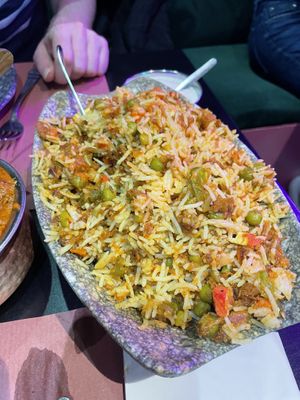 Vegan biryani (with tofu)  at The Vegan Indian in Amsterdam