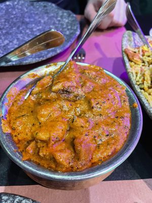 Plant-based chicken madras   at The Vegan Indian in Amsterdam