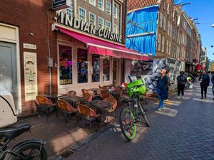 Outside of The Vegan Indian at The Vegan Indian in Amsterdam