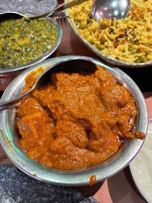 Paneer (tofu) vindaloo   at The Vegan Indian in Amsterdam