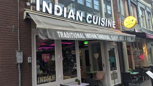 Front at The Vegan Indian in Amsterdam