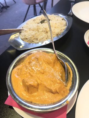 Tofu coconut milk sauce  (forget exact name of dish) at The Vegan Indian in Amsterdam