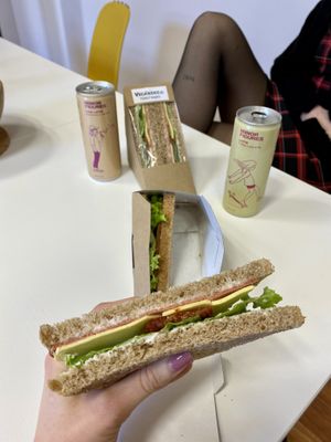 Vegan sandwiches “Rajko" at Vegansko.si in Ljubljana