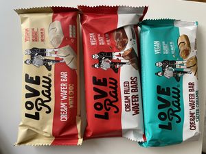 vegan kinder buenos :)) at Vegansko.si in Ljubljana