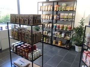 granola, flour, pasta at Vegansko.si in Ljubljana