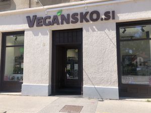 front at Vegansko.si in Ljubljana