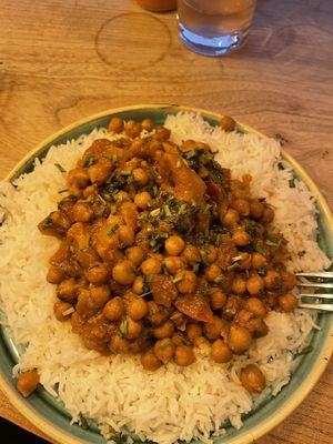 Chickpea masala   at Thrive in Cambridge