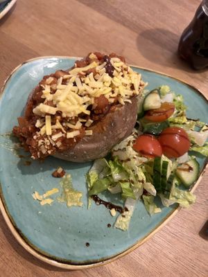 jacket potato  at Thrive in Cambridge