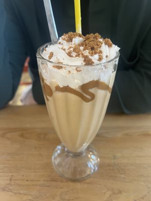 Biscoff milkshake   at Thrive in Cambridge