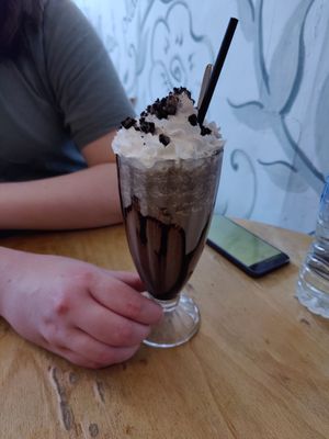 Oreo milkshake at Thrive in Cambridge