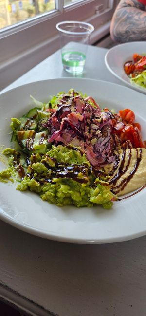 Thrive salad (b*con tempeh MIA) at Thrive in Cambridge