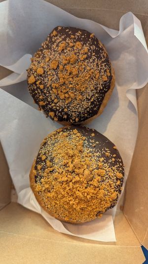 Biscoff doughnuts are to die for 😍 at Cadzow Bakehouse in Hamilton