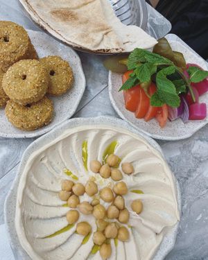   at Falafel Amo in Bandhagen