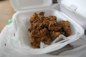 Deep-Fried, Breaded Cauliflower at Stango Cuisine in Champaign