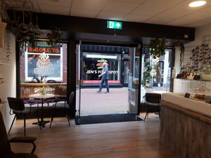 Inside at Vegan Pip's in Leeuwarden