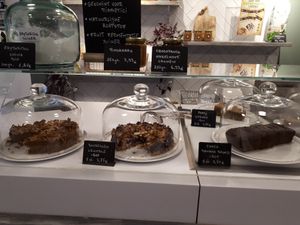 Cakes at Vegan Pip's in Leeuwarden