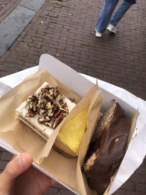 what we got!  at Vegan Pip's in Leeuwarden