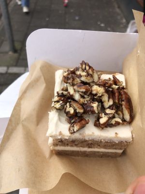 carrot cake  at Vegan Pip's in Leeuwarden