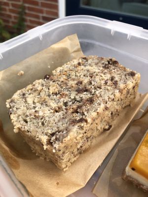 vanilla banana cake  at Vegan Pip's in Leeuwarden