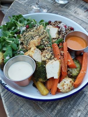 Buddha Bowl at Brixton House in Bratislava
